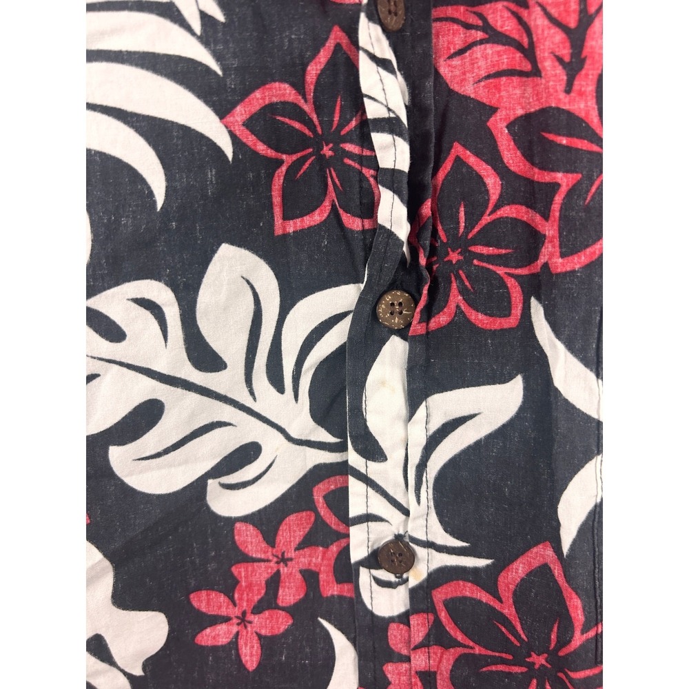 Bishop St. Hawaiian Shirt Mens 3XL Aloha Resort Floral‎ Made in Hawaii - Picture 5 of 13